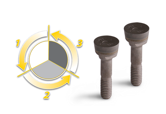 Eraser carbide tip teeth