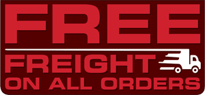 Free freight shipping on all orders