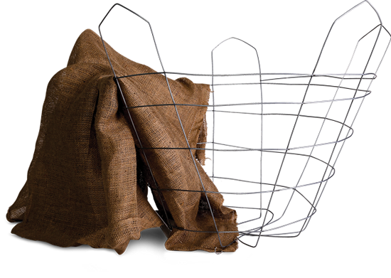 Holt Tree Basket with Burlap Liner photo