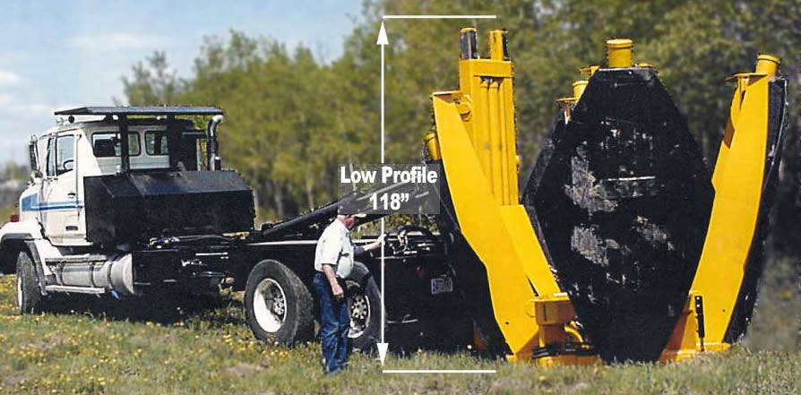 Model 90 truck mount tree spade